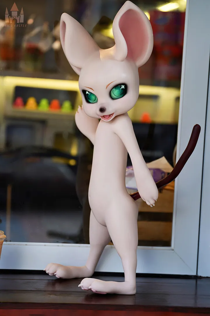 80cm (2ft7) Furry All-In-One Silicone Sex Doll - Cheese Mouse